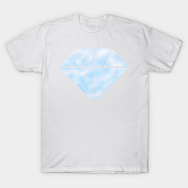 Pastel Blue Diamond T-Shirt by TotalGeekage